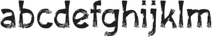 Mudlife otf (400) Font LOWERCASE