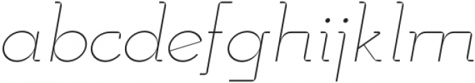 Mudzil Alternate Light Italic otf (300) Font LOWERCASE