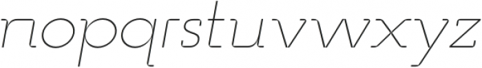 Mudzil Alternate Light Italic otf (300) Font LOWERCASE