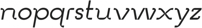 Mudzil Alternate Medium Italic otf (500) Font LOWERCASE