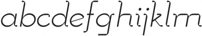 Mudzil Alternate Regular Italic otf (400) Font LOWERCASE