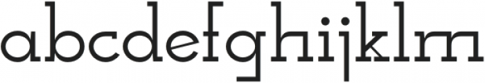 Mudzil Medium otf (500) Font LOWERCASE