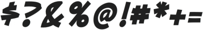 Mufferaw Bold Italic otf (700) Font OTHER CHARS