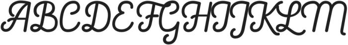 Muffet Bold otf (700) Font UPPERCASE