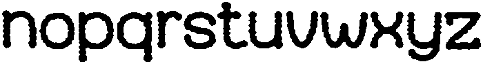 Muffin Bubble Regular otf (400) Font LOWERCASE