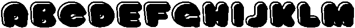 Muffin Soda Outline Shadow otf (400) Font