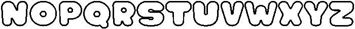 Muffin Soda Outline otf (400) Font UPPERCASE
