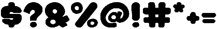 Muffin Soda Solid otf (400) Font OTHER CHARS