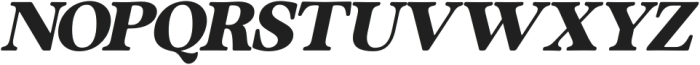 MugelloSerif-Italic otf (400) Font UPPERCASE