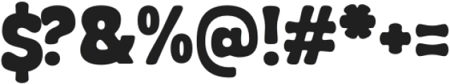 Mugfy Regular otf (400) Font OTHER CHARS