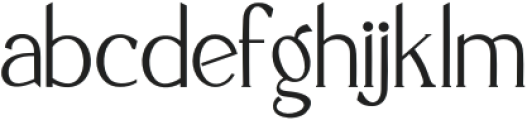 Mugia otf (400) Font LOWERCASE