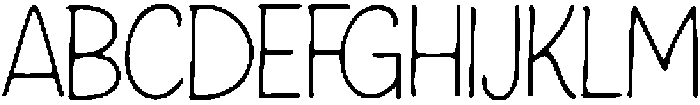 Mugohi ttf (400) Font UPPERCASE