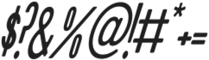 Mugoth Italic otf (400) Font OTHER CHARS