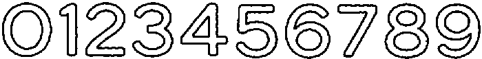 MulberrySans Outline otf (400) Font OTHER CHARS