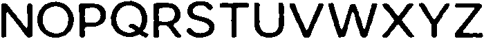 MulberrySans Regular otf (400) Font LOWERCASE
