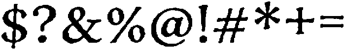 MulberryTypewriter Regular otf (400) Font OTHER CHARS