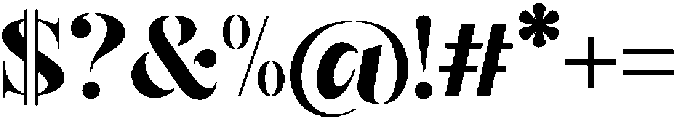 Mulich Black otf (900) Font OTHER CHARS