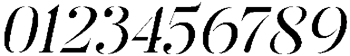 Mulich Slanted otf (400) Font OTHER CHARS