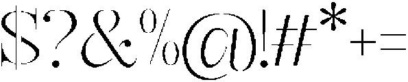 Mulich Thin otf (100) Font OTHER CHARS