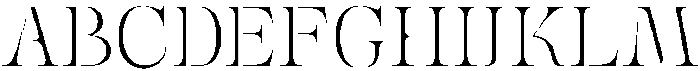 Mulich Thin otf (100) Font UPPERCASE