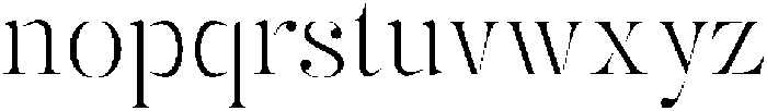 Mulich Thin otf (100) Font LOWERCASE