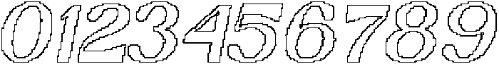 Mulinar Pixel Outline otf (400) Font OTHER CHARS