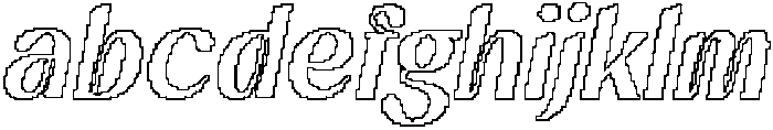 Mulinar Pixel Outline otf (400) FONT
