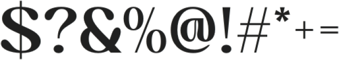 Mulinar Regular otf (400) Font OTHER CHARS