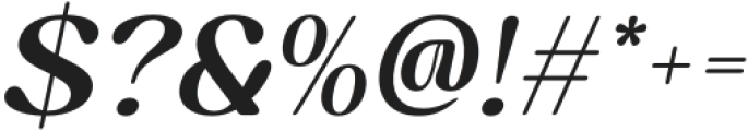 MulinarRounded-Italic otf (400) Font OTHER CHARS