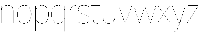 Muller Narrow Hairline otf (100) Font LOWERCASE