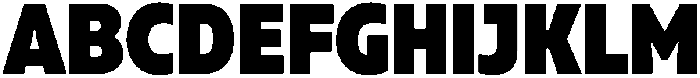 Muller Narrow Heavy otf (800) Font UPPERCASE