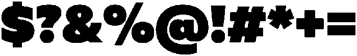 Muller UltraBlack otf (900) Font OTHER CHARS