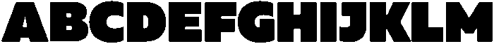 Muller UltraBlack otf (900) Font UPPERCASE