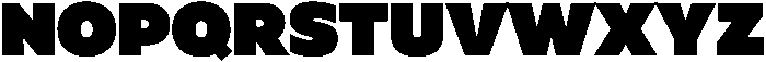 Muller UltraBlack otf (900) Font UPPERCASE
