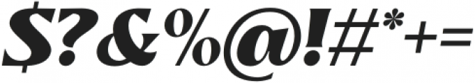 MullingarBold-Italic otf (700) Font OTHER CHARS