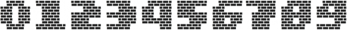 MultiType Brick Display Bold otf (700) Font OTHER CHARS