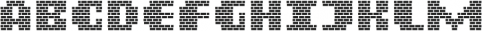 MultiType Brick Display Bold otf (700) Font UPPERCASE