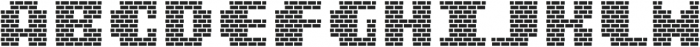 MultiType Brick Display Bold otf (700) Font LOWERCASE