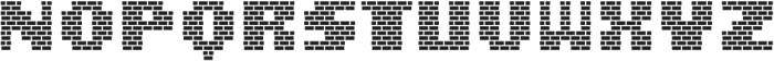 MultiType Brick Display Bold otf (700) Font LOWERCASE