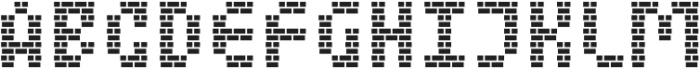 MultiType Brick Display Narrow otf (400) Font UPPERCASE