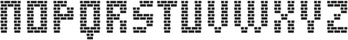 MultiType Brick Display Narrow otf (400) Font LOWERCASE