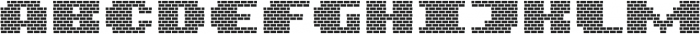 MultiType Brick Display Wide Bold otf (700) Font UPPERCASE