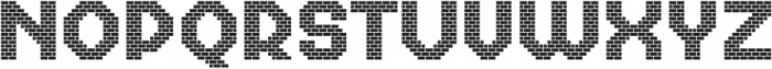 MultiType Brick Mega Blocks otf (400) Font UPPERCASE