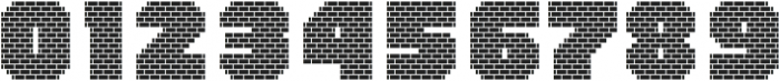 MultiType Brick Wall otf (400) Font OTHER CHARS