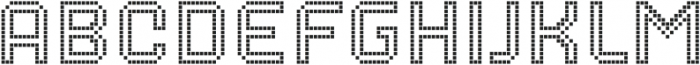 MultiType Gamer Inline Squares otf (400) Font LOWERCASE