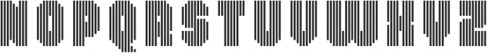 MultiType Lines Narrow Bold otf (700) Font LOWERCASE