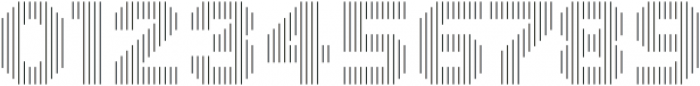 MultiType Lines Regular 3 otf (400) Font OTHER CHARS