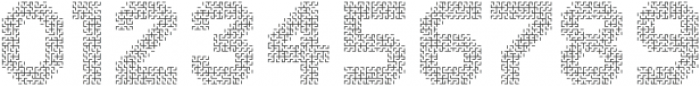 MultiType Maze Labyrinth Light otf (300) Font OTHER CHARS