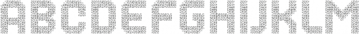 MultiType Maze Labyrinth Light otf (300) Font LOWERCASE