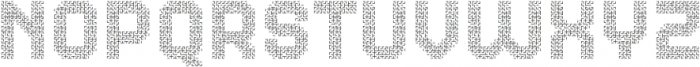MultiType Maze Labyrinth Light otf (300) Font LOWERCASE